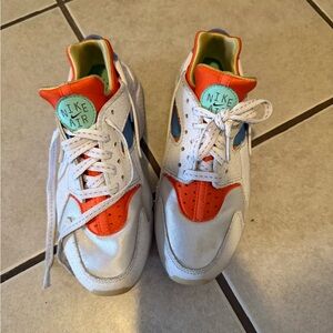 Nike Kids' Nike Hurache - White and Orange